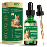 PetFit Naturals 2oz Liquid Cat Vitamins with Probiotics and Omega-3