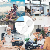 Wireless Lavalier Microphone for iPhone Android PC - Mini Audio Recording