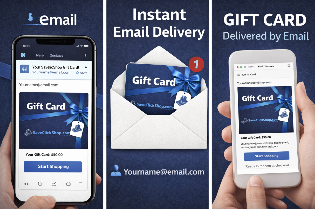 SaveClickShop Digital Gift Card – Instant Delivery