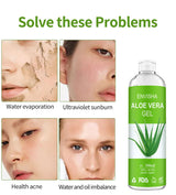 Aloe Vera Gel with Hyaluronic Acid for Skin Care, 100ml