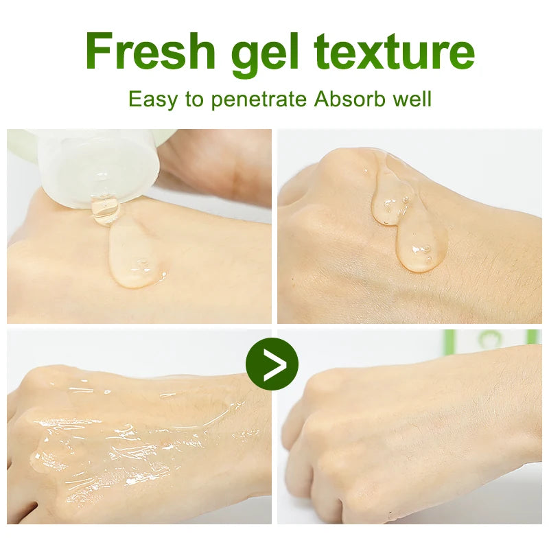 Aloe Vera Gel with Hyaluronic Acid for Skin Care, 100ml