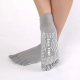 Colorful Yoga Socks for Women | Anti-Slip | Breathable Cotton | 1 Pair