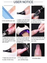 Nail Set with Lamp & Drill Machine - Complete Manicure Kit