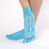 Colorful Yoga Socks for Women | Anti-Slip | Breathable Cotton | 1 Pair