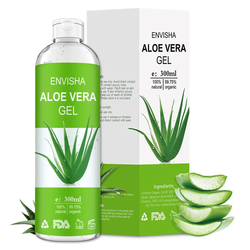 Aloe Vera Gel with Hyaluronic Acid for Skin Care, 100ml