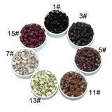 I Tip Hair Extensions Real Human Hair 30g/pack Microlink Capsules 14"