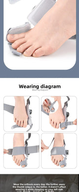 Hallux Valgus Corrector for Bunions - Toe Separator Foot Care Device