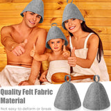 Thick Wool Sauna Hat for Hair Drying | Shower Cap | Bathroom Accessory
