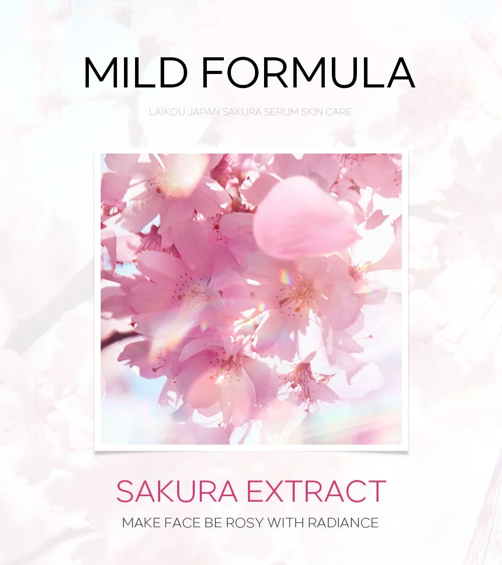 Laikou Sakura Brightening Face Essence 17ml - Moisturizing & Firming