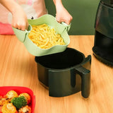 Silicone Air Fryer Baking Pan Liner | High Temp Resistant | Reusable Mat