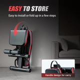 Foldable Dumbbell Bench with 6 Adjustable Levels, 1000 lbs Capacity