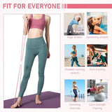 Portable Fitness Equipment 8 Shape Resistance Band for Home Gym Workout Pilates