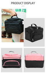 Portable Makeup Bag Waterproof Storage Case for Travel & Salon Use