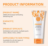 Orange Exfoliating Gel 50g - Gentle Skin Brightening Scrub & Moisturizer