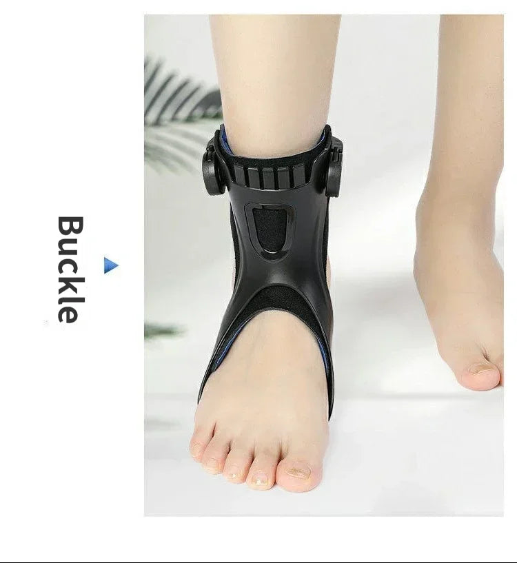 Drop Foot Brace AFO Ankle Support Adjustable Buckle for Stroke Recovery