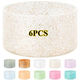 Glitter Silicone Cup Sleeves for Stanley Tumblers, 12-24OZ, 1/6PCS