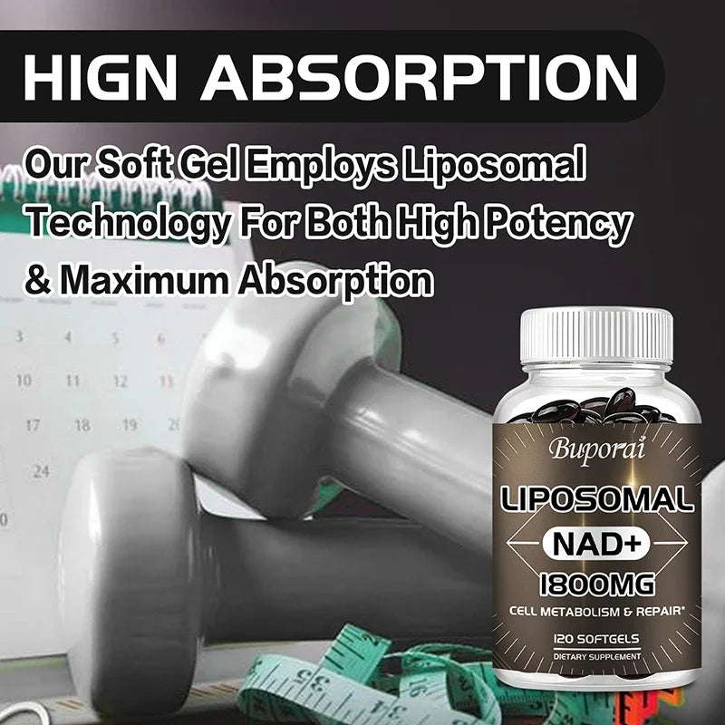 Liposomal NAD Supplement - Cellular Health Support & Stamina Boost