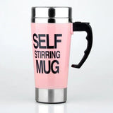 Automatic Stirring Electric Mixing Cup 450ML Stainless Steel Insulated Mug