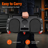Rolling Knee Protection Pad with 5 Wheels and Tool Tray for Maintenance