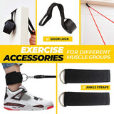 11pcs Resistance Bands Set with Ankle Strap & Chest Expander for Fitness Pilates