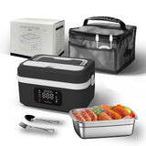 Electric Insulated Lunch Box with 8000mAh Battery, 60W Heating, 1L Capacity