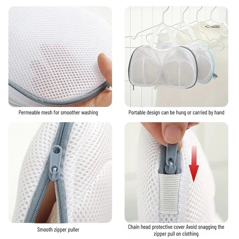 Bra Mesh Laundry Bags for Machine Wash - 15 Pack Polyester Bags