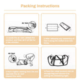 Inflatable Camping Tent for 4-8 Persons, Waterproof with Carry Bag