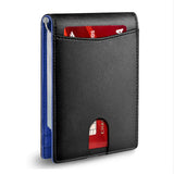 Slim Wallet for Men - RFID Blocking Leather Bifold Front Pocket Wallet