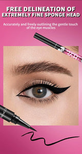 Black Liquid Eyeliner 12-Pack, Long-Lasting Waterproof Makeup Set
