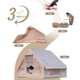 Inflatable Camping Tent for 4-8 Persons, Waterproof with Carry Bag