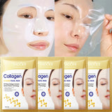 Korean Collagen Facial Mask 10pcs - Anti-Aging, Moisturizing, Brightening