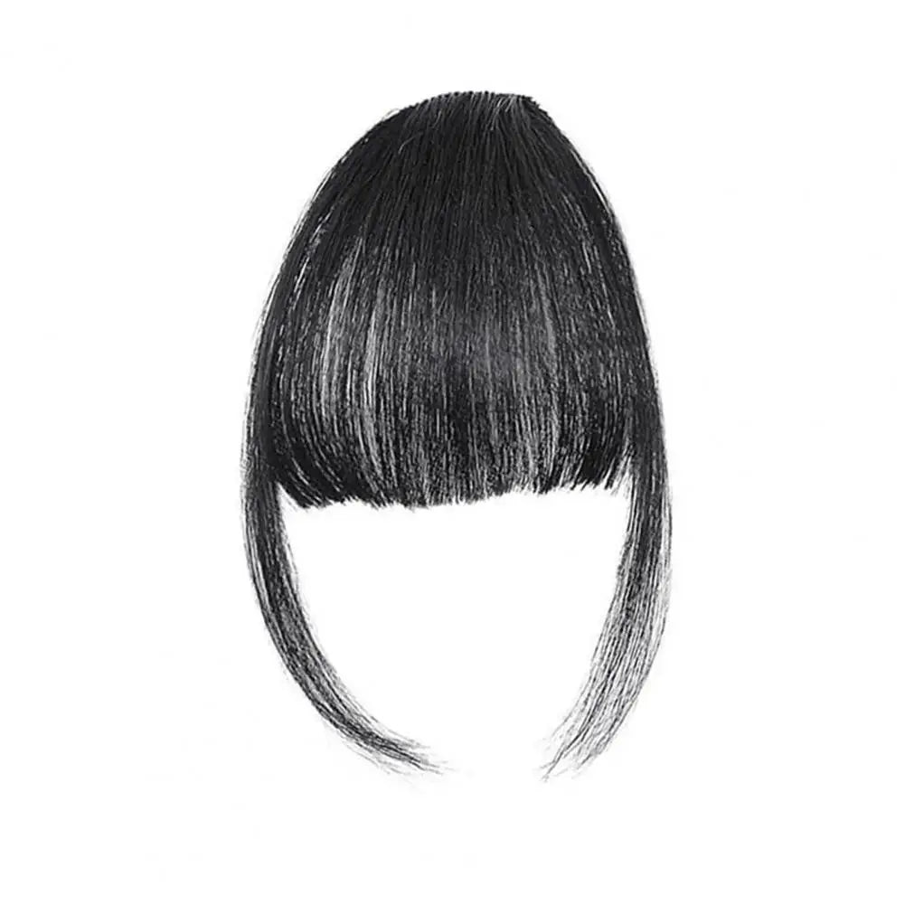 Women Clip-in Bangs Natural Wispy Hair Extensions Fringe Wig Hairpieces