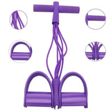 6-Tube Resistance Bands Set for Fitness, Yoga, Gym Exercises