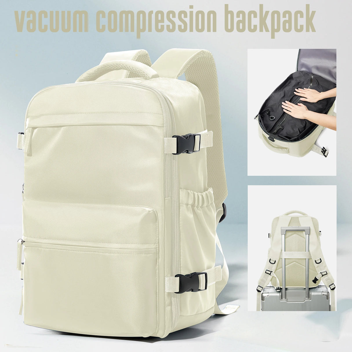Large Capacity Vacuum Backpack for Travel, Business, and School Use