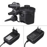 Portable Electric Air Pump 12V with 3 Nozzles for Inflatable Pools and More