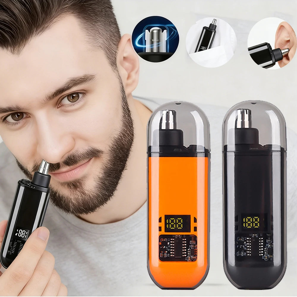 Electric Nose Hair Trimmer for Men Portable Rechargeable Painless Removal