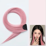 60cm Clip In Hair Extensions Synthetic Long Straight Hairpiece Accessories