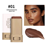 Skin Tint Balm Foundation Stick, Medium Coverage, Portable Makeup