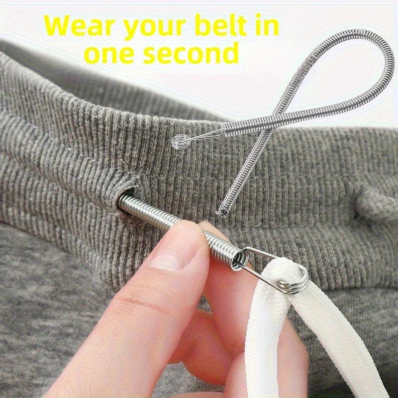 Bendable Spring Drawstring Threader Clip for DIY Sewing Accessories