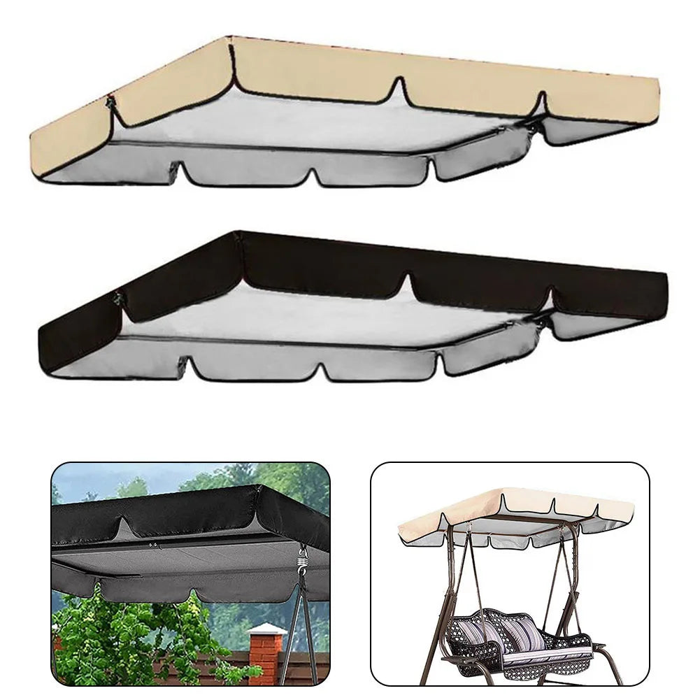 Garden Swing Canopy Replacement Waterproof Cover for Patio Swing