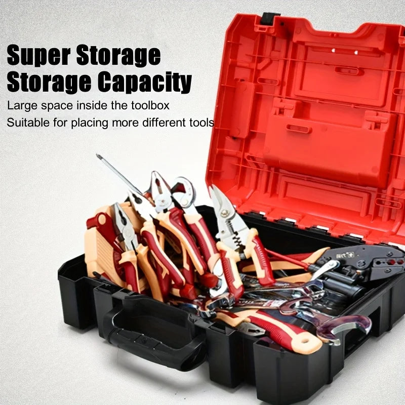Stackable Tool Organizer Box Durable Plastic Storage Bin for Garage Workshop