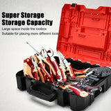 Stackable Tool Organizer Box Durable Plastic Storage Bin for Garage Workshop
