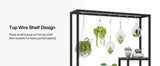 Tribesigns 5-Tier Tall Indoor Plant Stand with 10 Hanging Hooks, 70.9 Inches