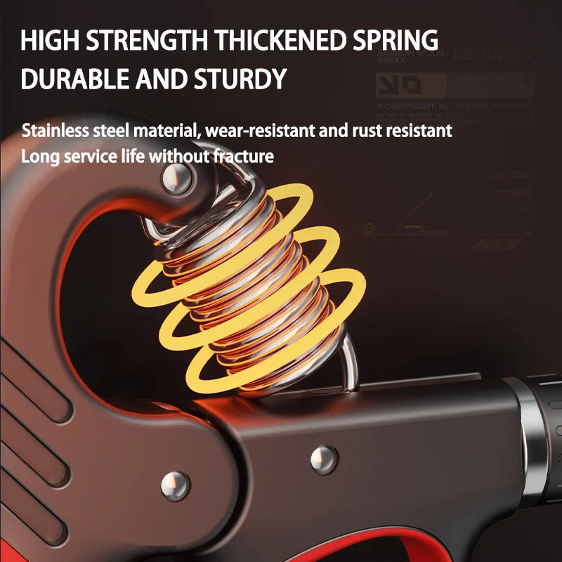 Adjustable Grip Strengthener 5-60kg for Muscle Recovery & Fitness Training