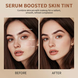 Skin Tint Balm Foundation Stick, Medium Coverage, Portable Makeup