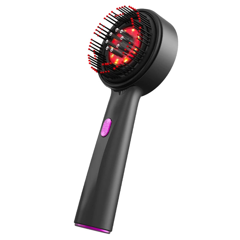 Electric Vibration Massage Comb with Red Light Therapy for Hair Growth