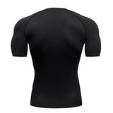 Men's Quick Dry Compression Shirt Short Sleeve Gym Workout T-Shirt