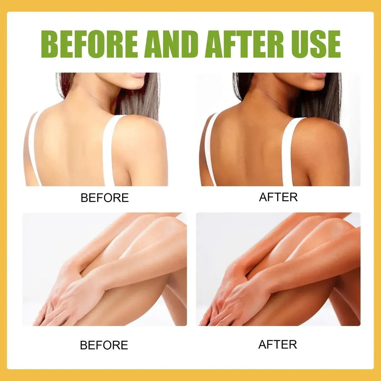 Brown Tanning Oil Natural Self Tanning Body Bronzer 8oz Summer Use