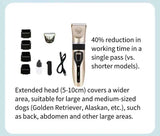 Veterinary Grooming Clipper Kit - Heavy-Duty Pet Hair Trimmer for Clinics