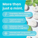 Sugar-Free Caffeine Mints with L-Theanine and B Vitamins, 20 Count